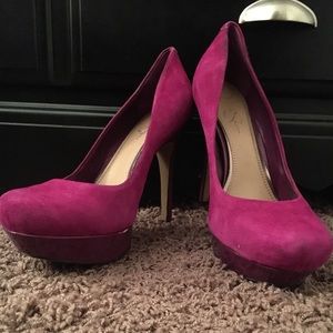 Purple Jessica Simpson heels